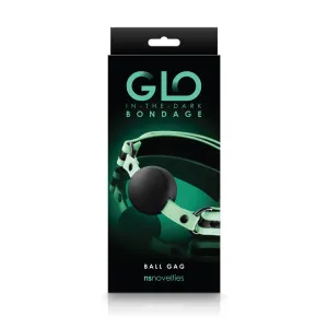 GLO Bondage Ball Gag - Glow In The Dark